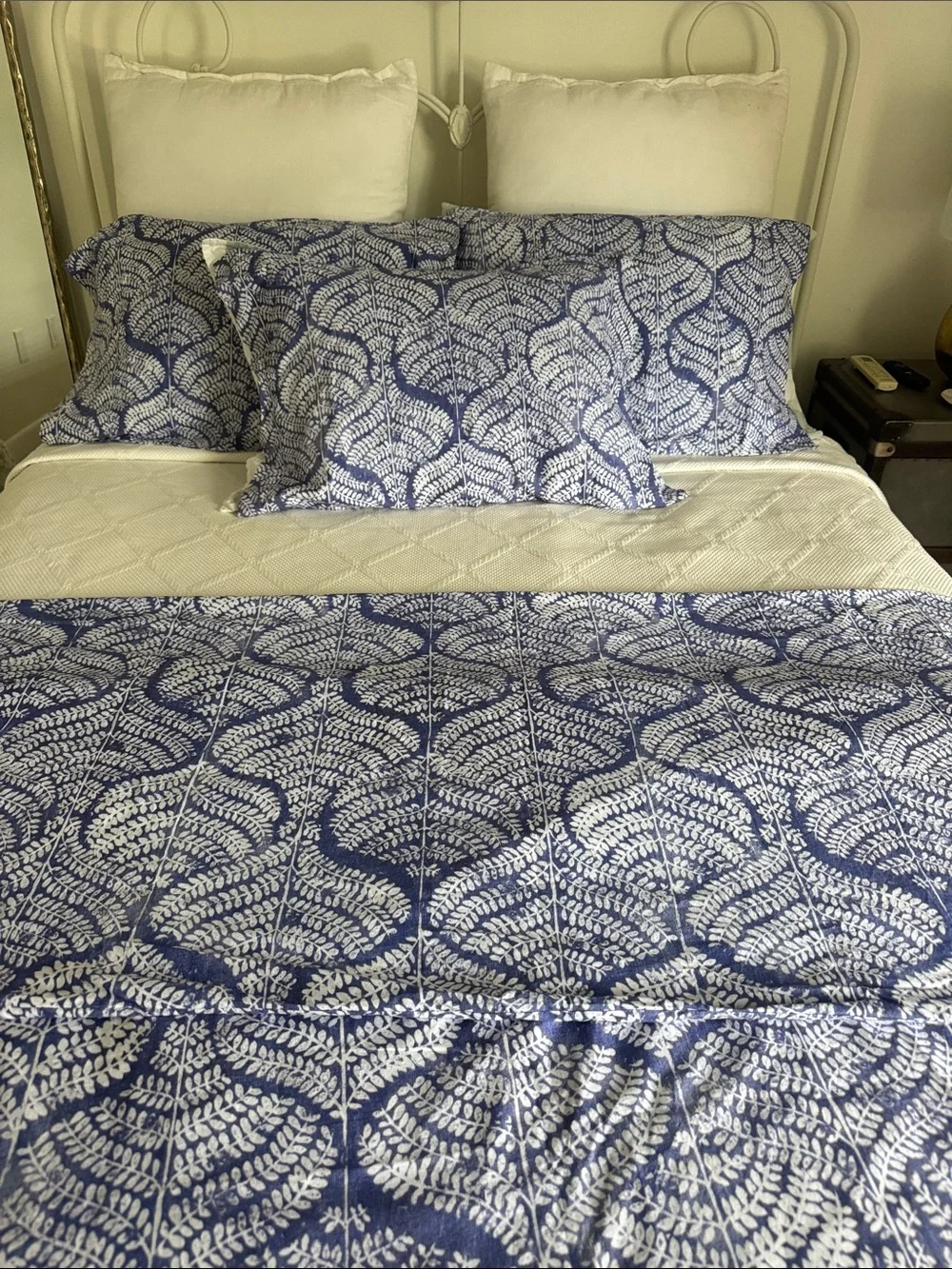 Pine cone hill Annie Selkie flora blue duvet set. 5 PCs new